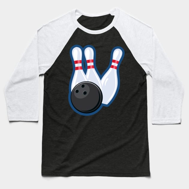 Pin Trio Baseball T-Shirt by SWON Design